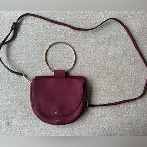 Theory Whitney Bag in Nubuck Leather - Orientale